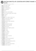 NCSO TEN CODES FULL SET &vert; QUESTIONS WITH CORRECT ANSWERS 100&percnt; SOLVED