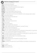 NCSO Terminology & Acronyms Exam Questions and Answers 100&percnt; Pass &vert;Verified & Updated &vert;Actual 2025&sol;2026 Exam Blue Print