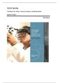 TEST BANK FOR Chemistry for Today&colon; General&comma; Organic and Biochemistry 8th Edition by Spencer Seager &comma; ISBN&colon; 9781133602279 &vert;All Chapters Verified&vert; Completely Verified&comma; Guide A&plus;