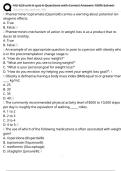 NU 623 unit 6 quiz 6 Questions with Correct Answers 100&percnt; Solved