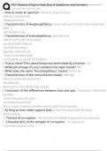 PCC Watson Origins Note Quiz 8 Questions and Answers