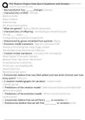 PCC Watson Origins Note Quiz 5 Questions and Answers