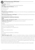 DVT Prevention Exam 100&percnt; Solved 