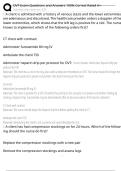 DVT Exam Questions and Answers 100&percnt; Correct Rated A&plus;
