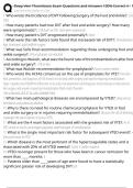 Deep Vein Thrombosis Exam Questions and Answers 100&percnt; Correct A&plus; Pass