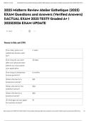 2025 Midterm Review Atelier Esthetique &lpar;2025&rpar; EXAM Questions and Answers &lpar;Verified Answers&rpar; &vert;&vert;ACTUAL EXAM 2025 TEST&excl;&excl; Graded A&plus; &vert; 2025&vert;2026 EXAM UPDATE