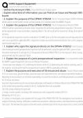 EAWS Support Equipment Exam Questions and Answers 100&percnt; Pass &vert;Verified & Updated &vert;Actual 2025&sol;2026 Exam Blue Print
