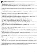EAWS Common Core Exam Questions and Answers 100&percnt; Pass &vert;Verified & Updated &vert;Actual 2025&sol;2026 Exam Blue Print