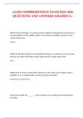AAMI COMPREHENSIVE EXAM 2025-2026 QUESTIONS AND ANSWERS GRADED A&plus;
