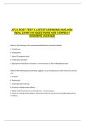 ATLS POST TEST 4 LATEST VERSIONS 2025-2026 REAL EXAM 160 QUESTIONS AND CORRECT ANSWERS &vert;AGRADE
