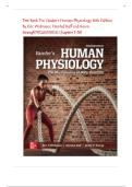 Test Bank For Vander&rsquo;s Human Physiology 16th Edition By Eric Widmaier&comma; Hershel Raff and Kevin Strang&vert;9781265131814&vert; Chapters 1-18&vert; LATEST