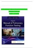 Ruppel&rsquo;s Manual of Pulmonary Function Testing&comma; 13th Edition &ndash; Mottram &vert; Complete Test Bank &lpar;Chapters 1&ndash;13&comma; Updated&rpar;