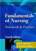 Fundamentals of Nursing&colon; Standards & Practice 4th Edition by Sue C&period; DeLaune &lpar;Latest edition with All Chapters Covered&rpar; &lpar;complete solution&rpar; &lpar;2025&sol;26&rpar;
