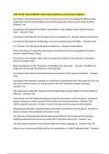 CHR 105 &lpar;Dr&period; Motes&rpar; Midterm Exam Review Questions and Answers Graded A&plus;