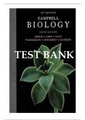 Test Bank For Campbell Biology AP Ninth Edition &lpar;Biology&comma; 9th Edition&rpar; 9th Edition by Inc&period; Pearson Education &lpar;Author&rpar; &lpar;Latest edition with All Chapters Covered&rpar; &lpar;complete solution&rpar; &lpar;2025&sol;26&rpar;