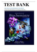TEST BANK for Principles of Biochemistry&comma; 5th Edition by Albert L&period; Lehninger&comma; David L&period; Nelson & Michael M&period; Cox &vert; Complete Chapters &vert; Verified A&plus; Questions & Answers &lpar;Latest Edition&rpar;