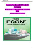 Test Bank For ECON MICRO 7th Edition by William A&period; McEachern &vert;&vert;ISBN&colon;9780357901960