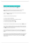 HDEV 1 Exam Questions and answers 