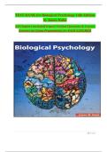 Test Bank for Biological Psychology&comma; 14th Edition by James W&period; Kalat &vert; ISBN-13&colon; 978-0357798126 &vert; Latest Update 2025&sol;2026 &vert; Complete Q&A PDF
