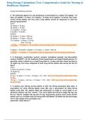 Drug Dosage Calculations Test Comprehensive Guide for Nursing & Healthcare Students
