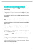 HDEV Test 4 Exam Questions and answers 