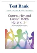 Test Bank For Community & Public Health Nursing&colon; Evidence for Practice 3rd Edition by Rosanna DeMarco &lpar;Latest edition with All Chapters Covered&rpar; &lpar;complete solution&rpar; &lpar;2025&sol;26&rpar;