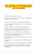 PIL AB &ndash; METHODS OF HUMANE KILLING&comma; HEALTH AND SAFETY QUIZ&comma; PIL AB &ndash; LEGISLATION QUIZ TEST LATEST VERSION