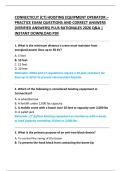 CONNECTICUT &lpar;CT&rpar; HOISTING EQUIPMENT OPERATOR &ndash;  PRACTICE EXAM QUESTIONS AND CORRECT ANSWERS  &lpar;VERIFIED ANSWERS&rpar; PLUS RATIONALES 2026 Q&A &vert;  INSTANT DOWNLOAD PDF 