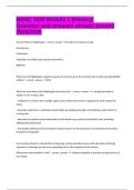 BSNC 1020 Module 1 &lpar;History&rpar; Question and answers already passed 2025&sol;2026