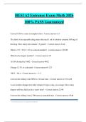 HESI A2 Entrance Exam Math 2026 100&percnt; PASS Guaranteed
