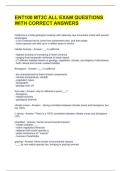 ENT100 MT2C ALL EXAM QUESTIONS WITH CORRECT ANSWERS 