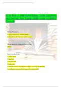 AFIP Basic Certification Study Guide Questions and Answers New Update 2025 Grade A&plus;&lpar;100- Correct&rpar;