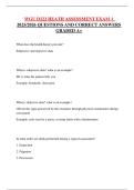 WGU D222 HEATH ASSESSMENT EXAM 1 2025&sol;2026 QUESTIONS AND CORRECT ANSWERS GRADED A&plus;