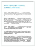 FINRA EXAM QUESTIONS WITH COMPLETE SOLUTIONS