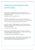 FINRA Series 6 Exam Questions With Correct Answers