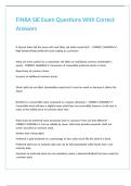 FINRA SIE Exam Questions With Correct Answers&period;