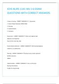 ICHS NURS 1141 Wk 1-6 EXAM QUESTIONS WITH CORRECT ANSWERS&period;