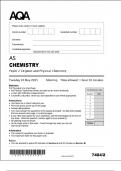 AQA AS Level Chemistry Paper 2 (2025)