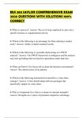 BUS 303 SAYLOR COMPREHENSIVE EXAM 2026 QUESTIONS WITH SOLUTIONS 100&percnt; CORRECT