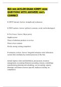BUS 303 SAYLOR EXAM SCRIPT 2026 QUESTIONS WITH ANSWERS 100&percnt; CORRECT