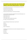 OPS DISPATCH EXAM QUESTIONS AND ANSWERS WITH COMPLETE SOLUTION UPDATED RATED A&plus; 2025&sol;2026 