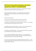 TCDT Exam Practice Material Questions and answers Updated New&excl; RATED A&plus; 2025&sol;2026 NEW&excl;&excl;