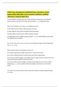 CVENT Event Management ADVANCED Exam &vert;Questions &lpar;Latest Update 2025&vert;2026&rpar; With Correct Answers &vert;Solutions &vert;Verified &vert;Already A&plus; Graded &lpar;100&percnt; Pass&rpar;