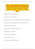 PALS Precourse Self-Assessment ACTUAL EXAM COMPLETE QUESTIONS AND CORRECT DETAILED ANSWERS (VERIFIED ANSWERS) ALREADY GRADED A+ BRAND NEW!!.