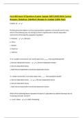 eccb 403 exam 2 &vert;Questions &lpar;Latest Update 2025&vert;2026&rpar; With Correct Answers &vert;Solutions &vert;Verified &vert;Already A&plus; Graded &lpar;100&percnt; Pass&rpar;