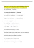 GMS6552 Exam &vert;Questions &lpar;Latest Update 2025&vert;2026&rpar; With Correct Answers &vert;Solutions &vert;Verified &vert;Already A&plus; Graded &lpar;100&percnt; Pass&rpar;