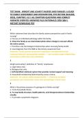 TEST BANK - WRIGHT AND LEAHEY'S NURSES AND FAMILIES&colon; A GUIDE  TO FAMILY ASSESSMENT AND INTERVENTION&comma; 8TH EDITION &lpar;SHAJANI&comma;  2023&rpar;&comma; CHAPTER 1-13 &vert; ALL CHAPTERS QUESTIONS AND CORRECT  ANSWERS &lpar;VERIFIED ANSWERS&rpar; PLUS RATIONALES 2026 Q&A &vert;  INSTANT DOW