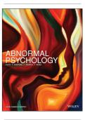 Abnormal Psychology&comma; 6th Canadian Edition Test Bank &lpar;Flett&comma; Kocovski&comma; Davison&comma; Neale&rpar;