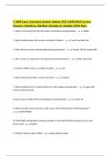 IT SWE Exam &vert;Questions &lpar;Latest Update 2025&vert;2026&rpar; With Correct Answers &vert;Solutions &vert;Verified &vert;Already A&plus; Graded &lpar;100&percnt; Pass&rpar;