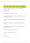 MAE 284 EXAM 2 STUDY &vert;Questions &lpar;Latest Update 2025&vert;2026&rpar; With Correct Answers &vert;Solutions &vert;Verified &vert;Already A&plus; Graded &lpar;100&percnt; Pass&rpar;